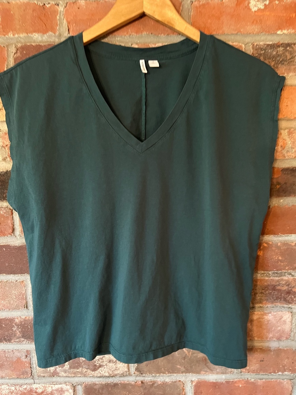 Nordstrom Deep Teal V Neck Tee